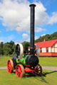 Steam engine at Highland Folk Museum. Newtonmore, Scotland.