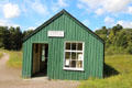 D MacPherson Tailor & Outfitter shop at Highland Folk Museum. Newtonmore, Scotland.