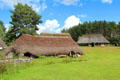 Scottish Township at Highland Folk Museum. Newtonmore, Scotland.