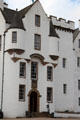 Entrance door at Blair Castle. Pitlochry, Scotland.