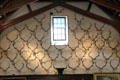 Collection of antlers in Ballroom at Blair Castle. Pitlochry, Scotland.