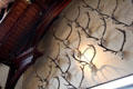Collection of antlers in Ballroom at Blair Castle. Pitlochry, Scotland.