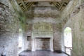 Fireplace at Huntingtower Castle. Perth, Scotland.