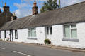 Row house on Main Street. New Abbey, Scotland.