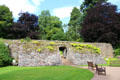 Early wall at Craigievar Castle. Alford, Scotland.