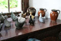 Ceramic birds at Craigievar Castle. Alford, Scotland.