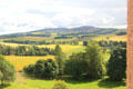 View from upper floors of Craigievar Castle. Alford, Scotland.