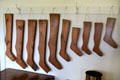 Stocking blockers at Craigievar Castle. Alford, Scotland.