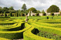 Sculpted plantings at Pitmedden Garden. Pitmedden, Scotland.