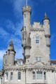 Salvation Army Citadel tower on Castlegate square. Aberdeen, Scotland.