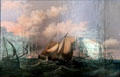 Shipping off Dover painting by John Ewbank at Brodie Castle. Brodie, Scotland.