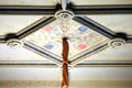 Painted ceiling at Brodie Castle. Brodie, Scotland.