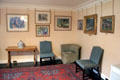 Art collection at Brodie Castle. Brodie, Scotland.