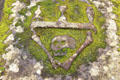 Tomb with skull & crossbones at Elgin Cathedral. Elgin, Scotland.