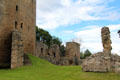 Ruined structures of Spynie Palace. Elgin, Scotland.
