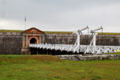 Bridge into Fort George. Fort George, Scotland.