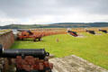 Gun emplacements at Fort George. Fort George, Scotland.