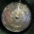 Seaforth Shield silver shooting trophy of Ross Highland Rifle Volunteers at Fort George Highlanders' Museum. Fort George, Scotland.