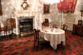 Breakfast parlor at Georgian House Museum. Bristol, England.