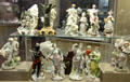 Display of Plymouth & Bristol porcelain figures , at Bristol Museum & Art Gallery. Bristol, England.
