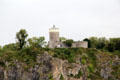 Clifton Observatory, now an event venue, as seen from Clifton Suspension Bridge. Bristol, England.