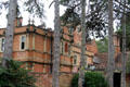 Elaborate Victorian building opposite entrance to Clifton Suspension Bridge. Bristol, England.