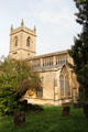 Gothic details of St Mary's Anglican Church. Chipping Norton, England.