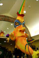 Masked moon from float at Mobile Carnival Museum. Mobile, AL.