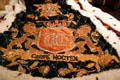 Carpe noctem slogan on robe at Mobile Carnival Museum. Mobile, AL.