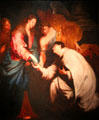 Mystical Betrothal of the Blessed Hermann Joseph to the Virgin after Anthony van Dyck at Mobile Museum of Art. Mobile, AL.