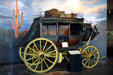 Stagecoach in Wells Fargo History Museum. Phoenix, AZ