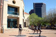 Dancer statues at Herberger Theater Center. Phoenix, AZ.