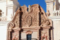 Plateresque details at Mission San Xavier del Bac. Tucson, AZ.