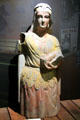 Cigar store female figure in fanciful native dress at Arizona Historical Society Museum Downtown. Tucson, AZ