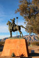 Chief Trumpeter statue by Dan Bates at Fort Lowell Museum. Tucson, AZ