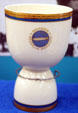 Egg cup from Zeppelin airship, Pima Air & Space Museum. Tucson, AZ.
