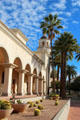 Southern facade of St. Augustine Cathedral. Tucson, AZ.