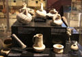 Display defining native ceramic functions & shaps at Arizona State Museum. Tucson, AZ.