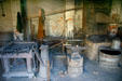 Blacksmith's shop at Sutter's Fort made tools used by all other enterprises. Sacramento, CA.