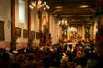 Interior of San Buenaventura Mission church. Ventura, CA.