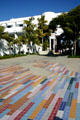 Civic Center courtyard mosaic floor. Oceanside, CA.