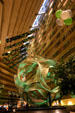 Hyatt Regency Hotel 17 story atrium one of the largest interior spaces in Bay Area. San Francisco, CA.