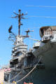 Island of USS Hornet CV-12. Alameda, CA.