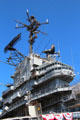 Bridge on island of USS Hornet CV-12. Alameda, CA.