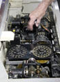 Dead reckoning tracer aboard USS Hornet CV-12. Alameda, CA.