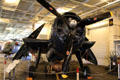 Grumman TBM-3E Avenger torpedo bomber at USS Hornet. Alameda, CA.