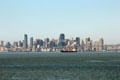 San Francisco skyline seen from Alameda. Alameda, CA.