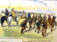 Cody at foot of Mt. Vesuvius, 1890, on Cody Scenes of Life poster. CO.