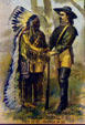 Sitting Bull & Buffalo Bill "Foes in '76 - Friends in '85" on Cody Scenes of Life poster. CO.
