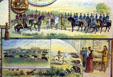 Scene of Cody entertaining royalty & at his ranch at Buffalo Bill Museum. Lookout Mountain, CO.